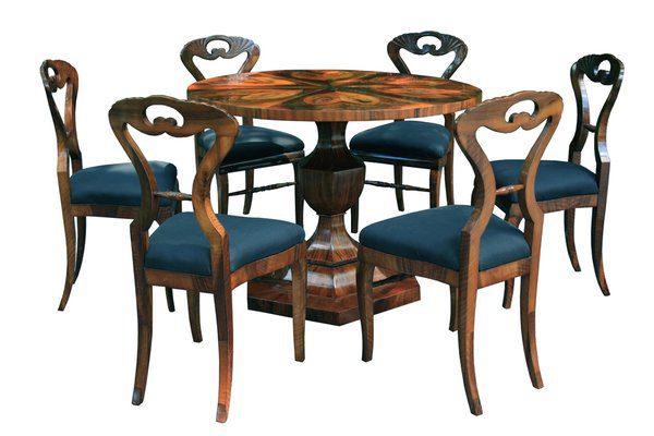 Six Biedermeier Chairs by The Art Objects Conservation Lab