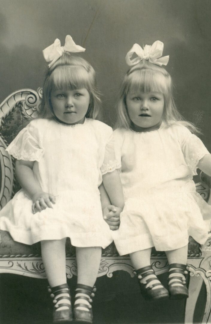 Damaged portrait after digital restoration.